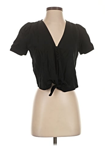 Zara TRF Short Sleeve Blouse (view 1)