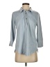 Gretchen Scott Designs Blue 3/4 Sleeve Button-Down Shirt Size S - photo 1