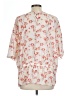 Ann Taylor Factory 100% Polyester Orange Kimono Size L - photo 2