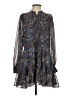 Buddy Love 100% Polyester Paisley Gray Casual Dress Size XS - photo 1