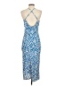 Unbranded Graphic Blue Cocktail Dress Size XS (estimated) - photo 2