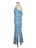 Unbranded Graphic Blue Cocktail Dress Size XS (estimated) - photo 5