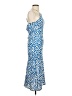 Unbranded Graphic Blue Cocktail Dress Size XS (estimated) - photo 4
