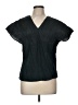 Unbranded Black Blue Short Sleeve Blouse Size M - photo 1