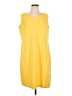 Talbots Yellow Casual Dress Size 12W - photo 1