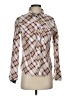 Assorted Brands Plaid Brown Long Sleeve Button-Down Shirt Size S - photo 1