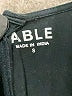 ABLE Solid Black Jumpsuit Size S - photo 4