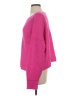 French Connection Solid Pink Pullover Sweater Size S - photo 5