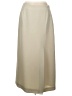 Jones Wear 100% Polyester Solid Tan Ivory Formal Skirt Size 8 - photo 1