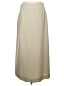 Jones Wear 100% Polyester Solid Tan Ivory Formal Skirt Size 8 - photo 2