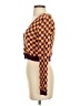 Zara Checkered-gingham Orange Pullover Sweater Size S - photo 5