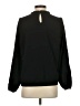 Shein 100% Polyester Black Long Sleeve Blouse Size 2 - photo 2