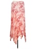 Susan Graver 100% Polyester Tie-dye Pink Casual Skirt Size M - photo 2