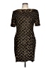 Niteline 100% Silk Gold Cocktail Dress Size 12 - photo 1