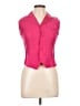 Assorted Brands Pink Sleeveless Button-Down Shirt Size L - photo 1