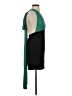 Maitai Color Block Green Cocktail Dress Size M - photo 4
