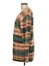Intermix Stripes Brown Wool Cardigan Size L - photo 5