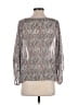 Lovemarks 100% Polyester Gray 3/4 Sleeve Blouse Size XS - photo 2