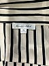 Line & Dot Stripes Ivory Long Sleeve Blouse Size XS - photo 7