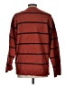 La Miel Stripes Burgundy Pullover Sweater Size L - photo 2