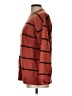 La Miel Stripes Burgundy Pullover Sweater Size L - photo 5