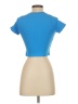 Assorted Brands Blue Short Sleeve Turtleneck Size S - photo 2