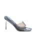 Azalea Wang Color Block Gray Heels Size 8 - photo 1
