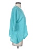 Sparkle & Fade Teal 3/4 Sleeve Top Size XS - photo 4