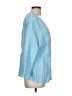 Unbranded 100% Polyester Blue 3/4 Sleeve Blouse Size L - photo 4
