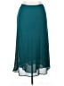 Unbranded 100% Polyester Solid Teal Formal Skirt Size 16 - photo 1