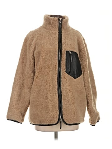 Anine Bing Faux Fur Jacket - front