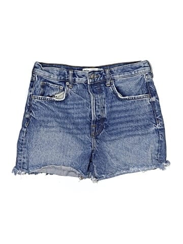 Zara Denim Shorts (view 1)