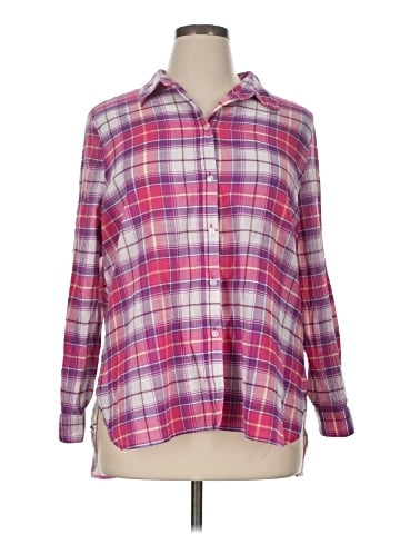 Alia Long Sleeve Button-Down Shirt (view 1)
