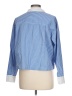 Assorted Brands Checkered-gingham Blue Long Sleeve Button-Down Shirt Size L - photo 2