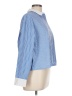 Assorted Brands Checkered-gingham Blue Long Sleeve Button-Down Shirt Size L - photo 4