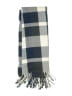 Plush Checkered-gingham Gray Blue Scarf One size - photo 2