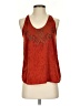 Ecote 100% Polyester Orange Sleeveless Blouse Size S - photo 1