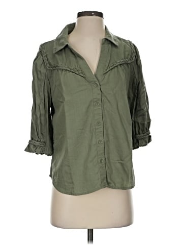 Wit & Wisdom 3/4 Sleeve Button-Down Shirt (view 1)