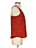 Ecote 100% Polyester Orange Sleeveless Blouse Size S - photo 4
