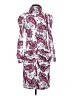 MOTF 100% Polyester Paisley White Casual Dress Size S - photo 1