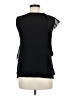 Pebble and Stone 100% Polyester Black Sleeveless Blouse Size M - photo 2