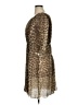 Talbots 100% Polyester Animal Print Brown Cocktail Dress Size 14 - photo 5