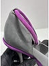 Balenciaga Color Block Gray Leather slingback Heels Size EU 38 1/2 - photo 3