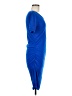 Unbranded Solid Blue Casual Dress Size M - photo 4