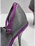 Balenciaga Color Block Gray Leather slingback Heels Size EU 38 1/2 - photo 7