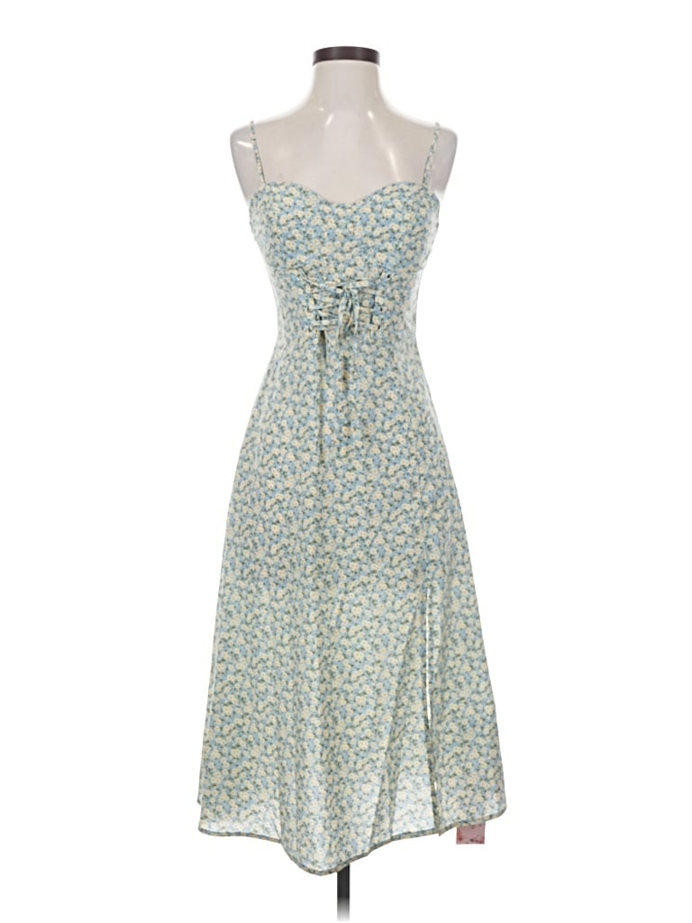 Pre-owned Shein Casual Dress In Blue