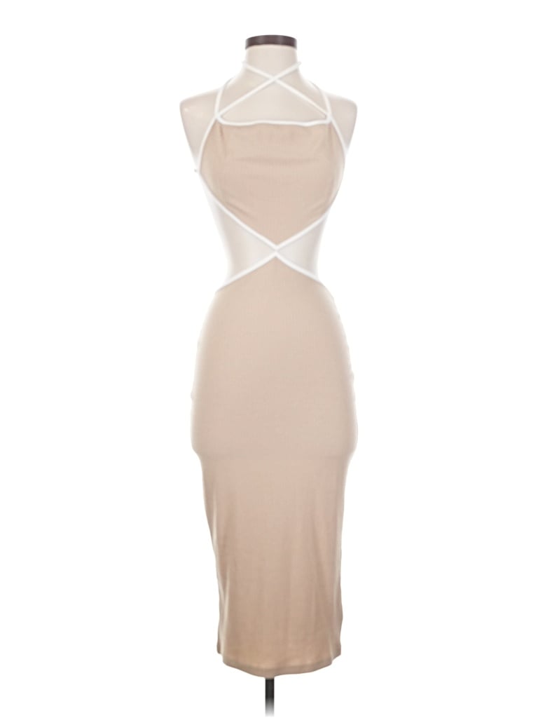Pre-owned Shein Cocktail Dress In Brown