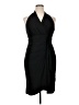 Evan Picone Solid Black Cocktail Dress Size 16 - photo 1