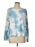 Everly Tie-dye Blue 3/4 Sleeve T-Shirt Size L - photo 1