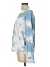 Everly Tie-dye Blue 3/4 Sleeve T-Shirt Size L - photo 5